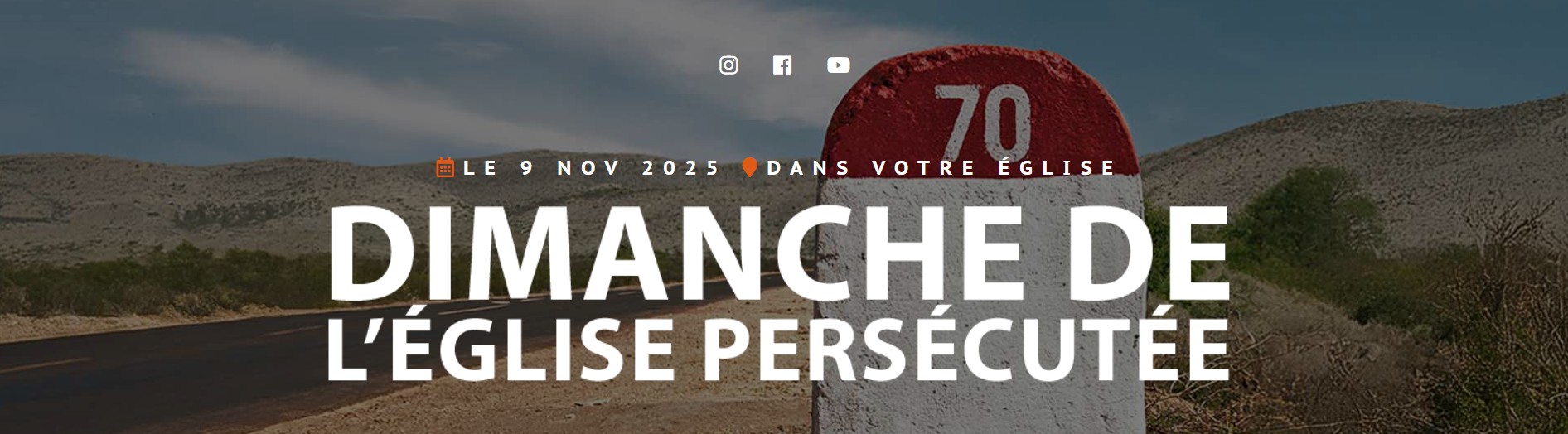 Dimanche de l'Eglise persécutée